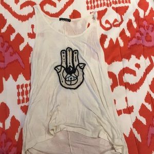 Brandy Melville soft cream tank